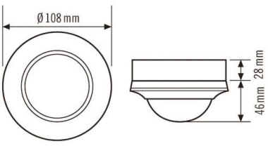 ESY Decken-  PD-C360i/24 DUOplus-SM weiß 