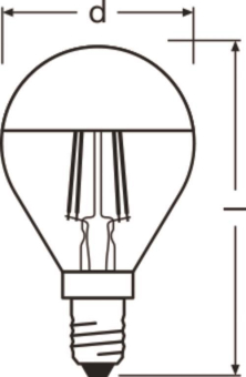 Osram LED Retrofit CLASSIC P Mirror 34 