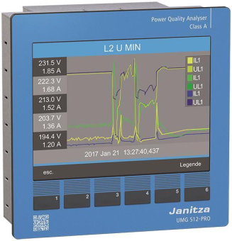 Janitza   UMG512-PRO Uh=95V-240V AC (UL) 