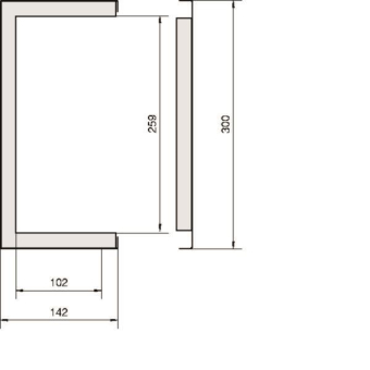 Hager Brandschutzkanal   FWK3E992600VERZ 