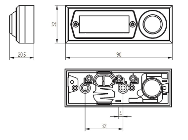 GRO AP Kontaktplatte Combifix      51013 