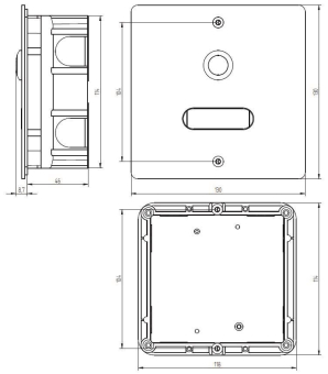 Grothe Etagenplatte V2A 1 ETA 401 V2A UP 
