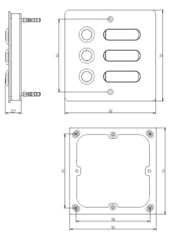 Grothe Etagenplatte V2A 3 We ETA 503 V2A 