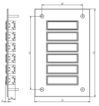 GRO UP Klingeltableau mit          55806 