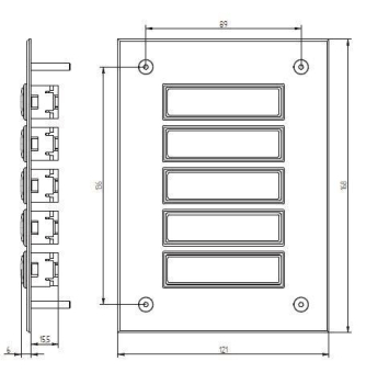 GRO UP Klingeltableau              55805 