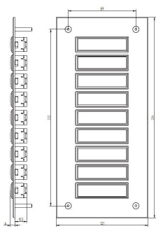 GRO UP Klingeltableau mit          55809 