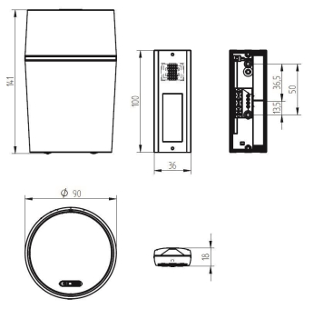 Grothe Funkgong Set 43570     CALIMA 600 