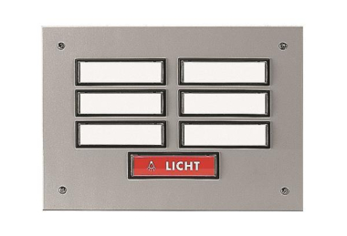 GRO Etagenplatte 7 Kontakte Alu    55827 