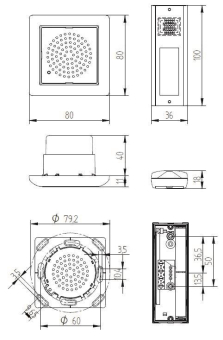 Grothe UP-Funkgong Set 43740 UP-FG 230ws 