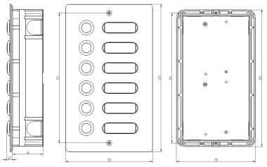 Grothe Etagenplatte V2A 6 ETA 406 V2A UP 