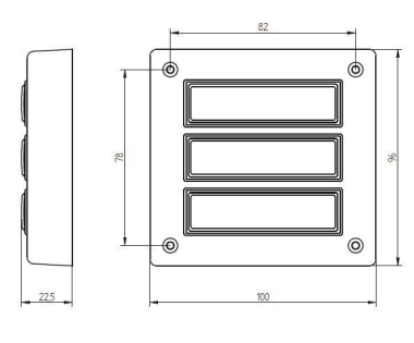 GRO AP Kontaktplatte               55633 