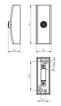 GRO AP Klingeltaster               64090 