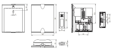 GRO Funkgong-Set Reichweite  MISTRAL 210 