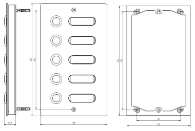 Grothe Etagenplatte V2A 5 We ETA 505 V2A 