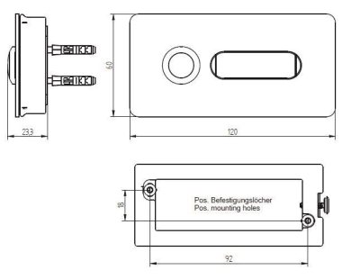 Grothe Etagenplatte    ETA 521 V2A AP sw 