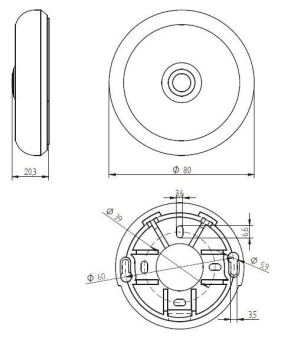 GRO AP Kontaktschale               55540 
