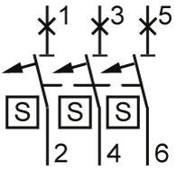 Siemens 5SP38632 Hauptleitungsschutzsch. 