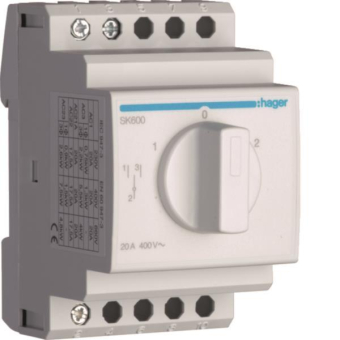 Hager Umschalter m.Nullstellung    SK600 