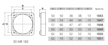 BALS Montagerahmen                   187 