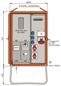 Walther Anschl.vert.schrank   WAV0160BR1 