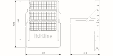 Lichtline IndustryLUX FLAT  445023510039 