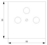 Siemens 5TG25482 DELTA i-system Abdeck- 