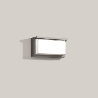 BEGA Wandleuchte4000K, silber   24338AK4 