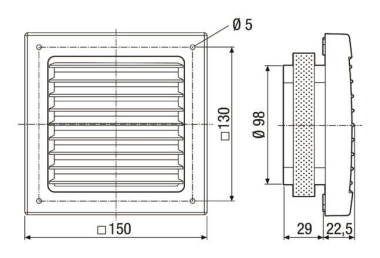 MAICO Aussengitter                 SG100 