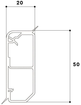GGK Kanal SL/D 20x50               13268 