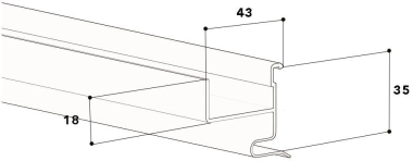 GGK Trennsteg 60mm extra            1456 