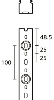 Hellermann HTWD-PN-40x80-PVC-GY 