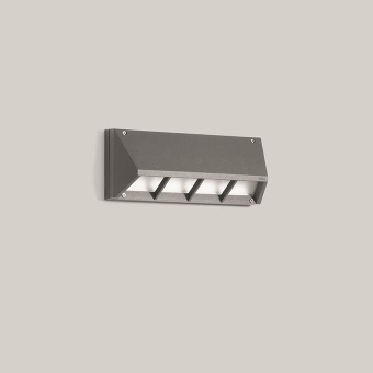 BEGA Wandleuchte silber 3000K   22174AK3 