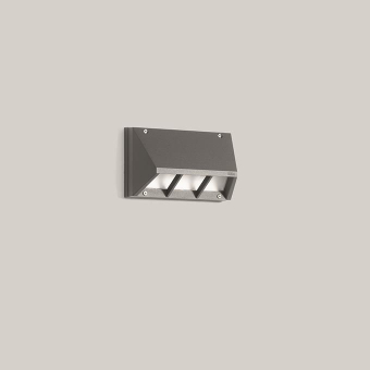 BEGA Wandleuchte silber 3000K   22172AK3 