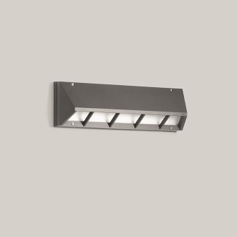 BEGA Wandleuchte silber 4000K   22395AK4 
