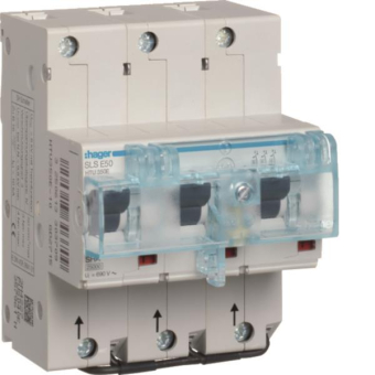 Hager SLS-Schalter 3P E-50A      HTU350E 
