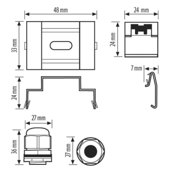 Esylux OLIVIA-2 CLIPS CABLE   EO10310560 