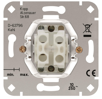 Kopp Serien-tast.Sockel o.Abd. 504000009 