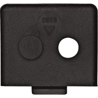 Merten Doppeleinführung schwarz   536061 