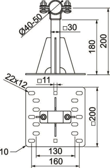 OBO isFang TW200 12 Träger isFang 