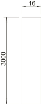 OBO 101 16-3000 Isolationsstange 3000mm 