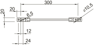 OBO 853 300 Überbrückungsseil 300mm Cu 