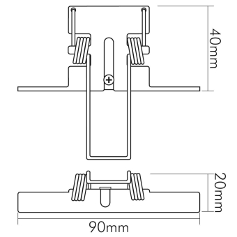 NOBIL Einbaufeder für LED     1560990000 