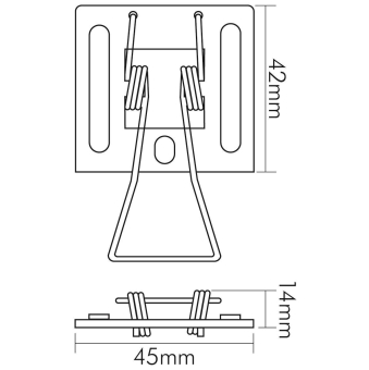 Nobile Einbaufeder 2er Set    1560980001 