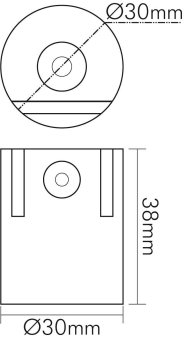 NOBIL Wand-/Deckenmontage für 1560970000 