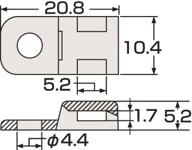 Hellermann CTAM1-PEEK-BGE(100) Schraub- 