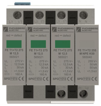 FUCHS Kombiableiter Typ 1+2 50 kA 
