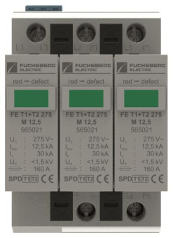 FUCHS Kombiableiter Typ 1+2 37,5 kA 