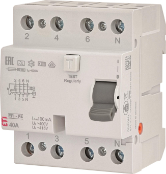 ETI EFI-P4 A-Typ 4-polig 40A   002061522 