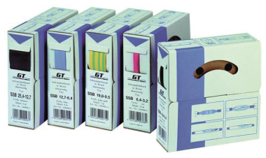 GT dünnw. Schlauch  SSB 12,7-6,4 schwarz 