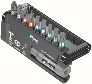 Wera IMPAKTOR Satz 10tlg     05057680001 